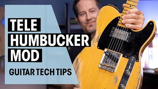 The Telecaster Humbucker Mod  Guitar Tech Tips  Ep 104  Thomann [upl. by Naillimxam]