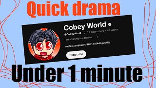 The Cobey Drama Explained in 30 Seconds  Quick Drama [upl. by Harry]