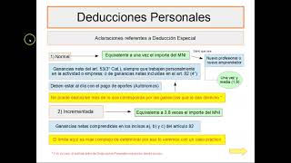 Deducciones Personales [upl. by Clementina]