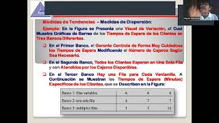 Estadística  Tema 2  Medidas de Tendencia de Dispersión  Vídeo Conferencia ZOOM  19112024 [upl. by Nitaf79]