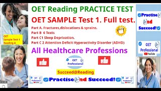 OET Reading Sample Test 1 Full Test [upl. by Aurea333]