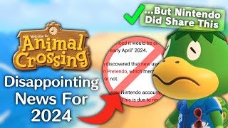 Disappointing News For Animal Crossing Came Early In 2024 [upl. by Abate]