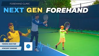 Next Gen Forehand Lesson On Court With Tennis Doctor [upl. by Ientruoc]