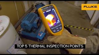 Top 5 Thermal Inspection Points on an electrical motor  discovering energy waste [upl. by Gibbons]