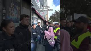 Polizei vs Demonstranten 👮🏻‍♂️🚨🇩🇪 deutschland berlin [upl. by Adel]