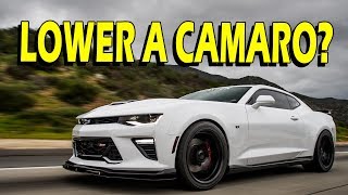 Lowering Springs with and without MRC  Camaro SS [upl. by Dolly]