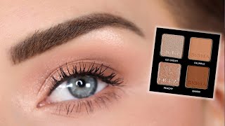 Easy Everyday Eyeshadow Tutorial Using 1 Brush  Eye Makeup for Beginners [upl. by Christis]