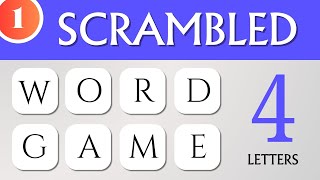 scrambled word game  jumbled letter  4 letter words [upl. by Bayly]