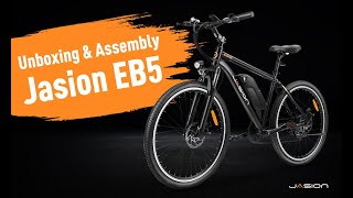 JASION EB5 Assembly Instructions  Commuter EBike [upl. by Bel84]