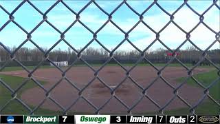 Oswego vs Brockport Game 2 [upl. by Omlesna]