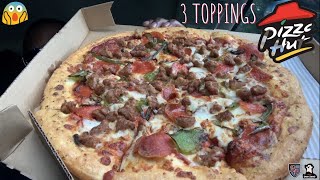 Pizza Hut New 10 Tastemaker Pizza Review [upl. by Darrey]