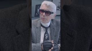 One of Karl Lagerfelds Last Interviews Ever  Material iD karllagerfeld chanel fashionshort [upl. by Enelkcaj]