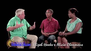 FPTC Elijah Hooks amp Alicia Clemmons Chipley High School Interview 8119 [upl. by Ahsla373]