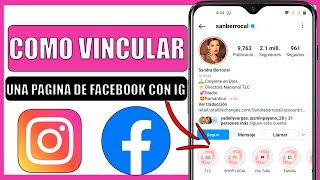 🔴Como vincular mi pagina de facebook con instagram desde mi celular [upl. by Elijah993]