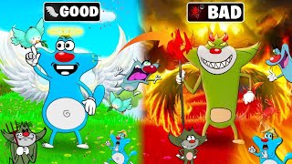 Roblox Oggy Pretended Noob In Front Of Jack In Good vs Bad ObbyROCKINDIANGAMER funny [upl. by Nevur]