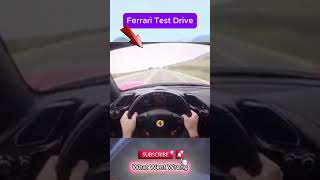 New Ferrari Test Drive  shorts drivingtest testdrive ferrari adventure whatwentwrong [upl. by Snapp399]