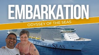 Odyssey of the Seas Transatlantic  Day 1 Embarkation [upl. by Adniralc]