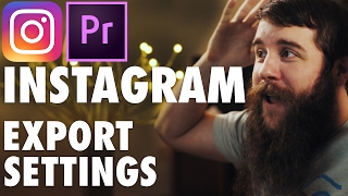 How to Export High Quality Instagram Videos in Premiere Pro CC [upl. by Rrats553]