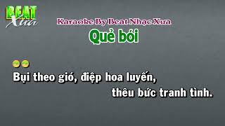 Quẻ bói karaoke beat vi tính melody Instrumental QB [upl. by Nevets380]