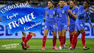 UNBOXING Maillot Domicile Equipe de France Féminine 20232024 [upl. by Ahsinor]