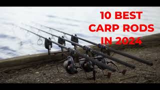 10 BEST CARP RODS IN 2024 [upl. by Felty]