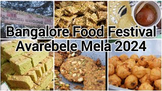 HUGE FOOD MELA in BENGALURU Avarebele Mela 2024 in Bangalore Snacks amp Desserts Hyacinth Beans Mela [upl. by Yelekalb]