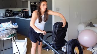 WE BOUGHT OUR PRAM amp SORTING THE BABIES NURSERY OUT Nesting Episode 2 [upl. by Brande]