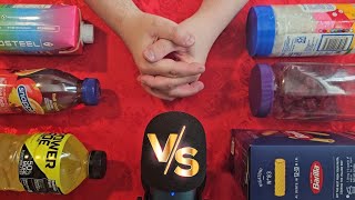 ASMR Shaking Sounds Contest  🪨 Solids vs Liquids 💧 [upl. by Fonville]