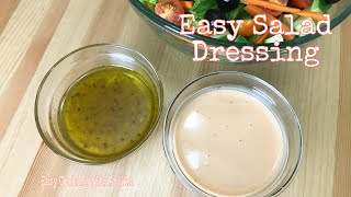 Easy Salad Dressings  Really Quick [upl. by Annerb844]