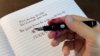 Pilot Custom Heritage 912 FA Nib with Ebonite Feed [upl. by Thor]