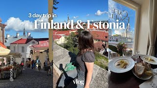 Finland amp Estonia Travel Vlog 3 Days in the Nordics 🇫🇮🇪🇪 [upl. by Kciredes]