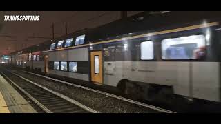 Arrival and departure of train Rock ETR521 Trenitalia La Parma 01012024 [upl. by Chaunce835]