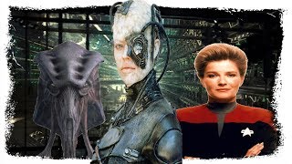 Borg Lore  Borg Conflict Victimized Species 8472  and Complicit Janeway [upl. by Greenland]