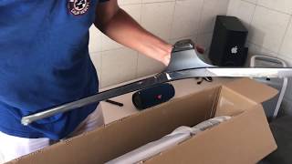 Smart TV LED Curva 55 Ultra HD 4K Samsung 55MU6300 Unboxing [upl. by Assyl734]