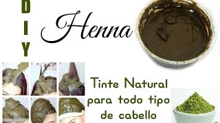 HENNA tinte natural para todo tipo de cabello DIY [upl. by Euqinotna797]