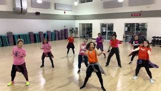 Papaya Sick wit it Crew by Conkarah Zumba with Kim and Friends [upl. by Aneles]