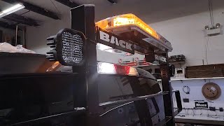 Tech Tip How To Mount Whelen Mini LED Bar to Back Rack [upl. by Richers461]