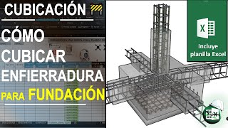 🚧CUBICACIÓN de enfierradura para FUNDACIÓN [upl. by Gusti603]