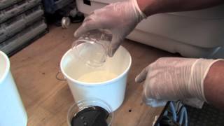 Mixing Polyurethane Foam Liquid [upl. by Ignatzia]