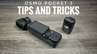 DJI Osmo Pocket 3 Tips and Tricks [upl. by Ailemak949]