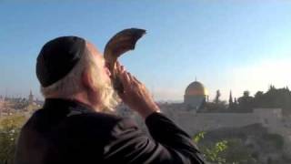 Jerusalem Shofar at Sunrise  Amazing [upl. by Vedetta]