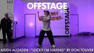 Aiden Alizadeh choreography to “Luckily I’m Having” by Don Toliver at Offstage Dance Studio [upl. by Atinev]