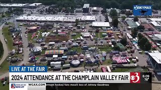 Champlain Valley Fair attendance strong headed into weekend [upl. by Kammerer]