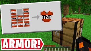 MINECRAFT BUT ALL BLOCKS CAN TURN INTO ARMOR [upl. by Dranyer476]