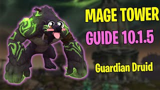 Dragonflight 1015 Guardian Druid Mage Tower Guide  Get Fel Werebear Form Today [upl. by Ahsenal62]