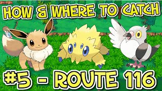 How amp Where to catchget  JOLTIK EEVEE AND PIDOVE in Pokemon Omega Ruby amp Alpha Sapphire [upl. by Marco]