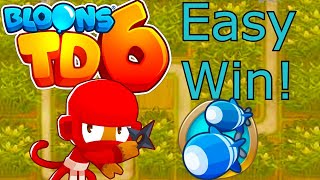 How to beat Cornfield on Double HP Moabs No Monkey Knowledge Bloons TD 6 [upl. by Kloster615]