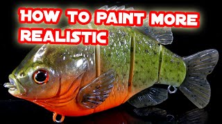 Painting Realistic Fishing Lures with Vallejo Washes [upl. by Ahcmis]