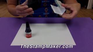 How to ReInk a 2000 Plus SelfInking Stamp [upl. by Sorcha]