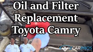 HOW TO CHANGE OIL AND FILTER IN 20 MINUTES  Toyota Camry 20072011 [upl. by Anauqahs]